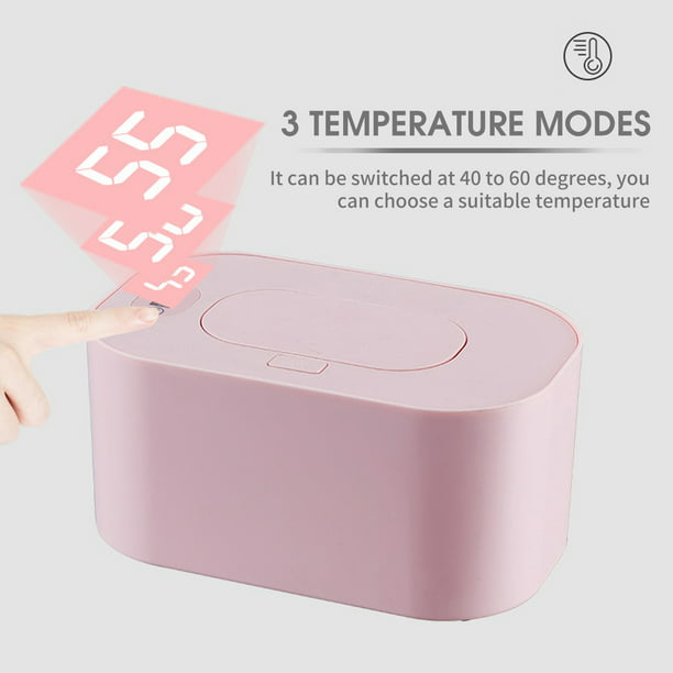 Calentador de toallitas húmedas para bebés, dispensador de toallitas  húmedas para bebés, control de temperatura inteligente y preciso, gran  capacidad