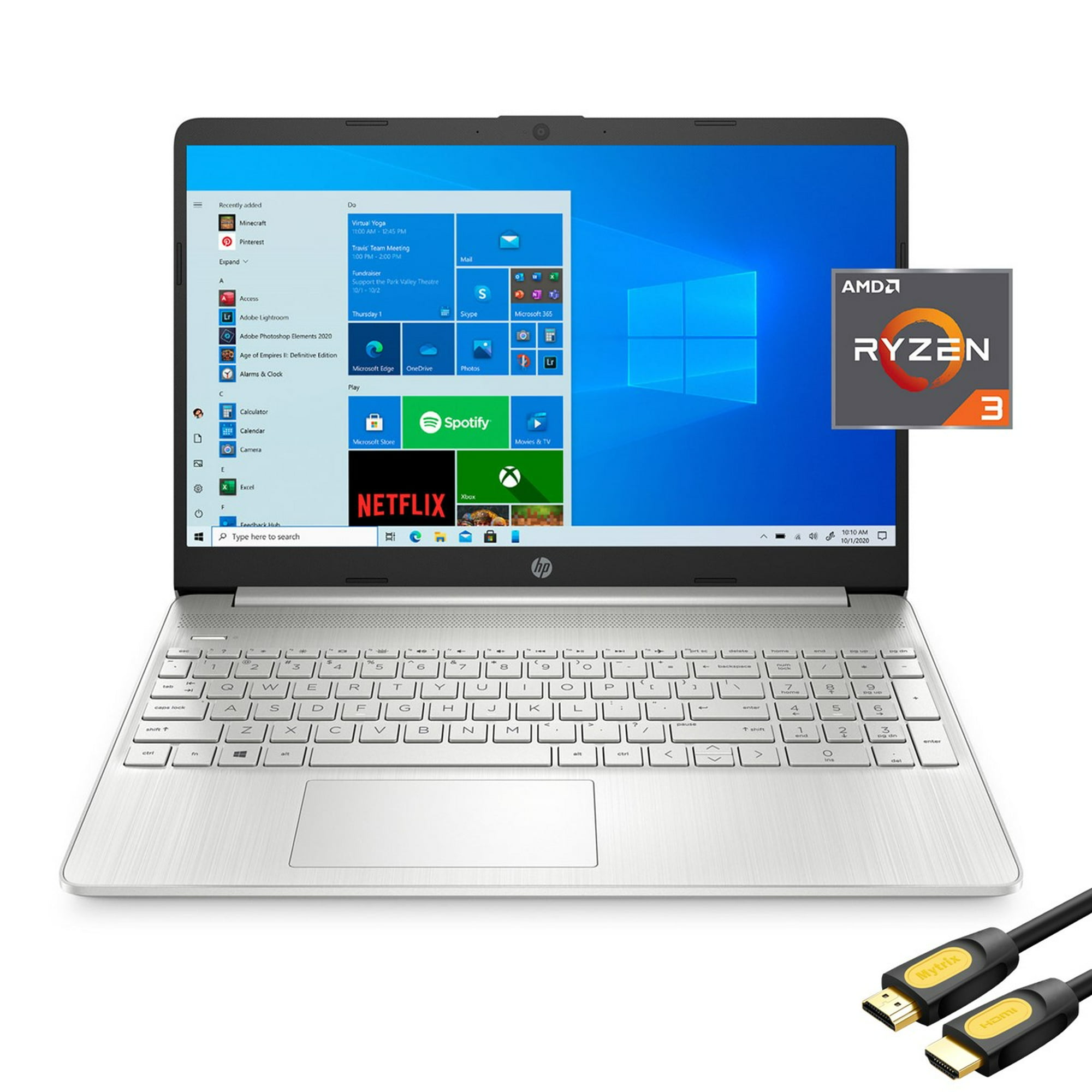 Hp 156 Fhd Micro Edge Slim Laptop Amd Dual Core Ryzen 3 3250u Beat I3 10110u 16gb Ram 2650