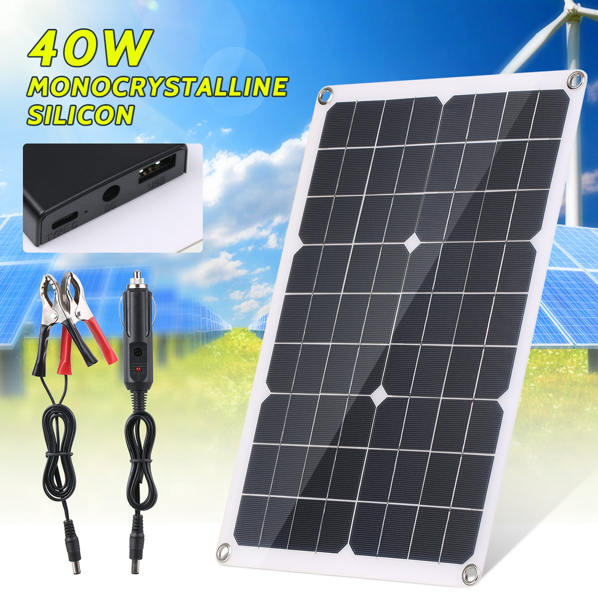 Panel solar móvil 100W / 18V / 5.6A