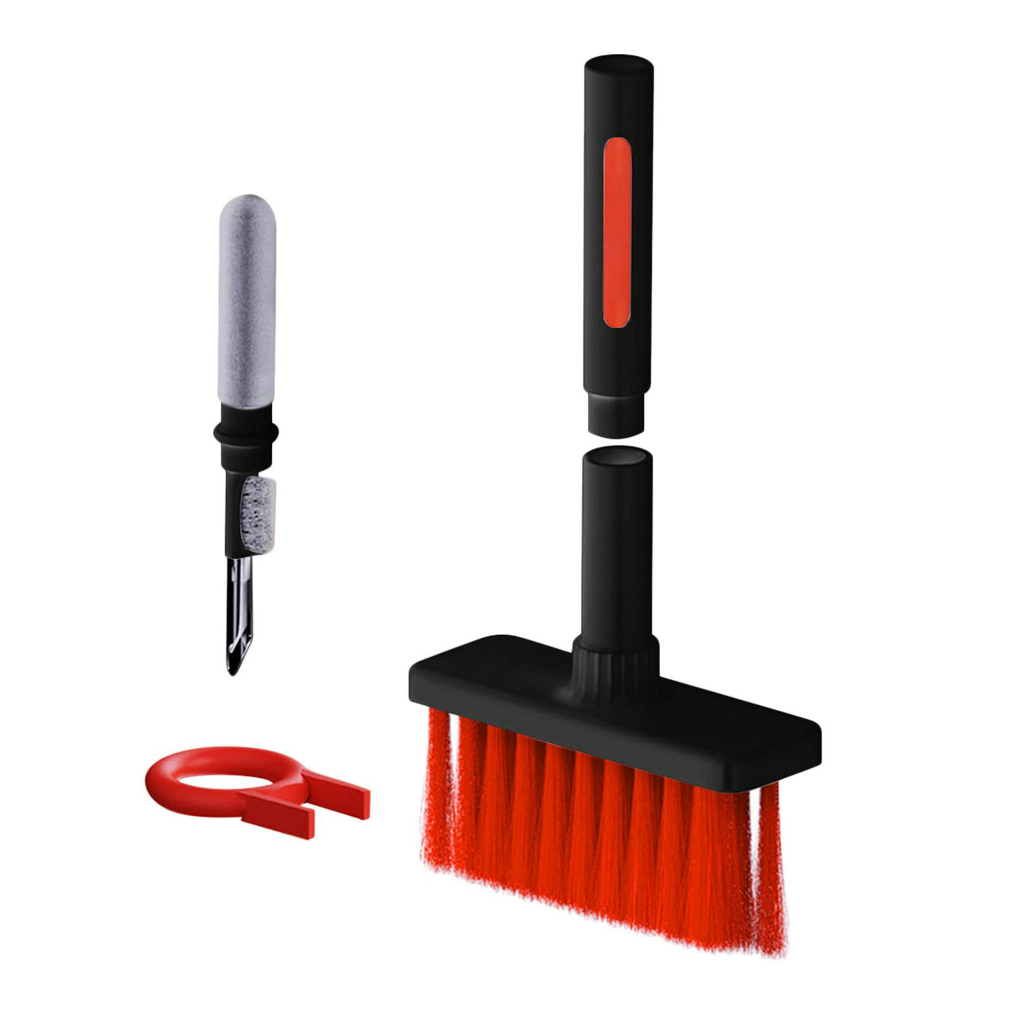 Pequeños cepillos de limpieza para el hogar, juego de 8 herramientas de  limpieza de hendiduras para ventana, humidificador de pista, teclado,  botella