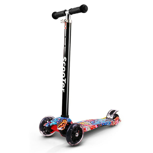 Scooter Patinete plegable para niños Patinete de 3 ruedas con
