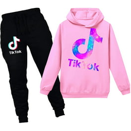 Tik Tok Pullover Hoodie Set Casual sudadera 2 piezas moda Tik Tok ropa para niñas niños WRMH-138-131 | Walmart en línea
