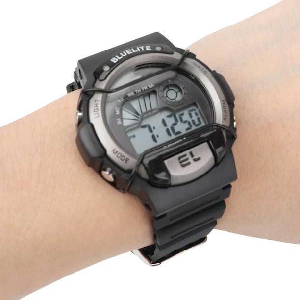 Reloj Digital Para Mujer Reloj LED Para Mujer Pantalla Táctil LED Pantalla  Grande Aleación Duradera Diseño De Moda Reloj LED Digital Para Niña Mujer  Adulto Negro ANGGREK No