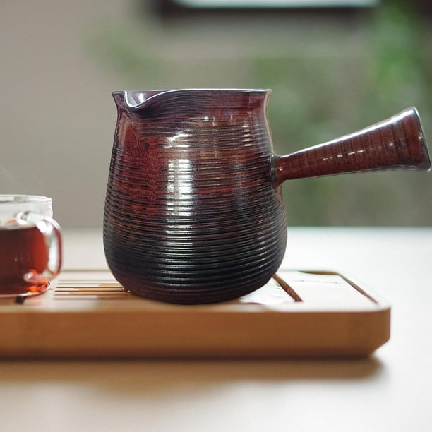 Tetera con filtro de té, olla para hervir agua, resistente al