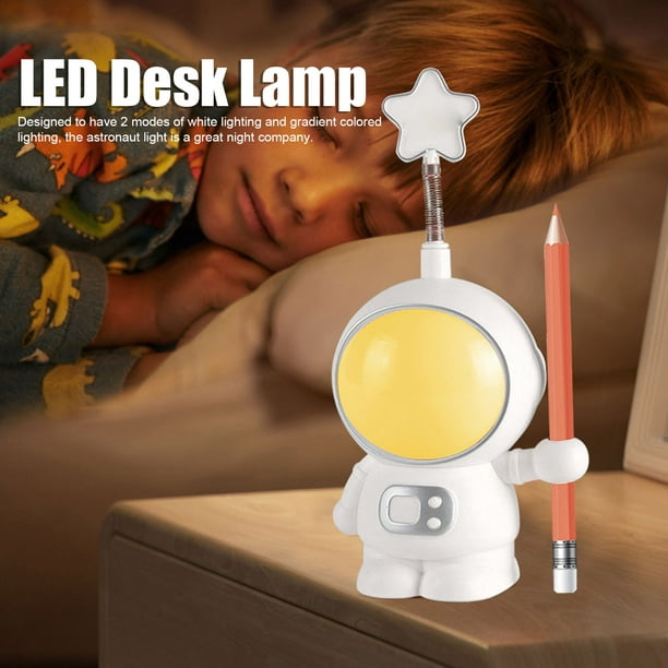 Lámpara de escritorio LED sacapuntas de luz nocturna de astronauta  decoración del hogar para la familia ANGGREK Otros