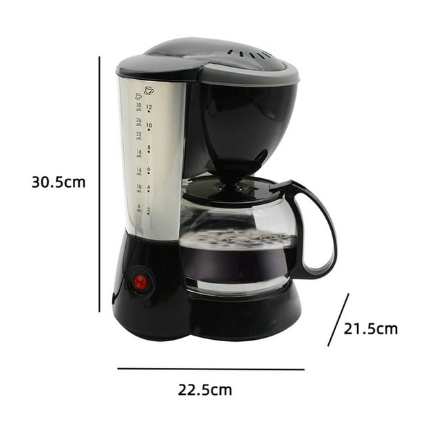 Comprar Cafetera de 600ml para el hogar, pequeña máquina de café  multifunción por goteo, pequeña cafetera americana de vapor, tetera  inteligente para hacer té