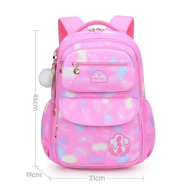 Mochila escolar para niños y niñas, bolsa escolar para niños, mochila  escolar para adolescentes, Bolsa Escolar Kawaii primaria, Kit de clase  pequeño impermeable, Rosa xuanjing unisex