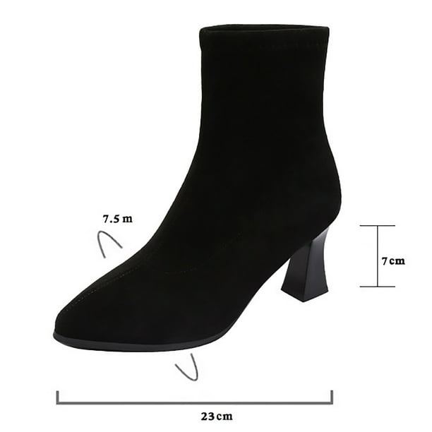 NECHOLOGY Zapatos Botines para mujer Botas de gamuza para mujer