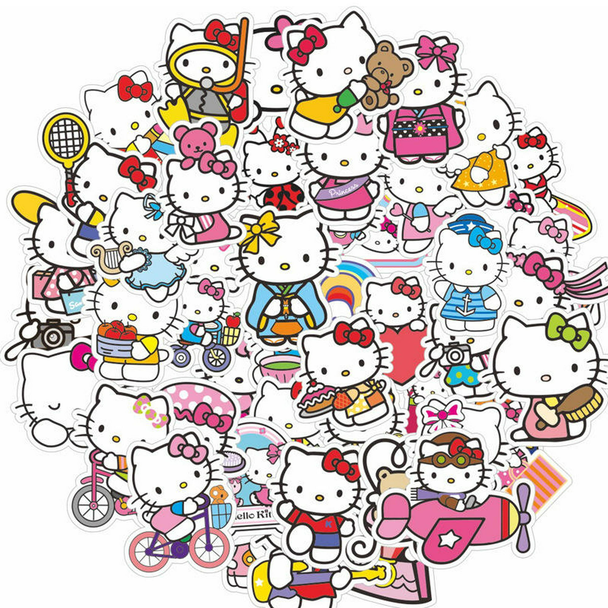 Pegatina promocional Spree Cute Hello Kitty Sticker Calcomanías para libros  Teacher Classroom Reward Small Sticker Gift Sincero Hogar