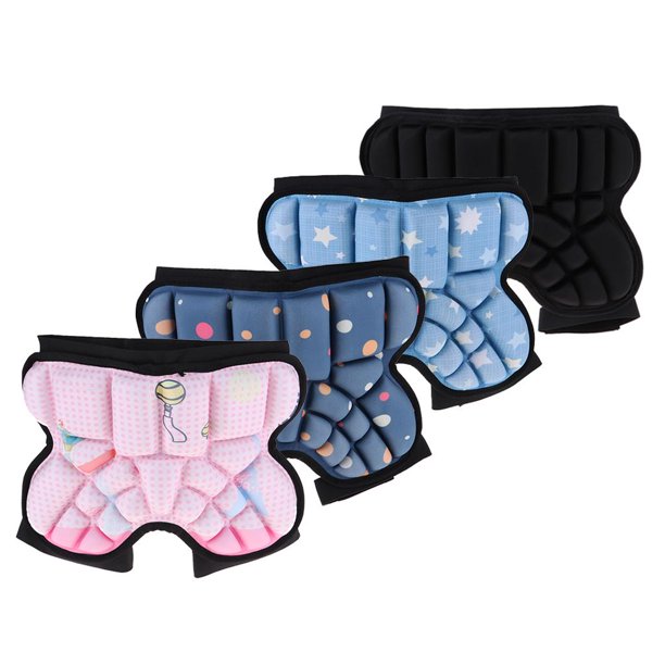 Protective Padded Shorts For Kids - 3d Hip, Butt, And Tailbone