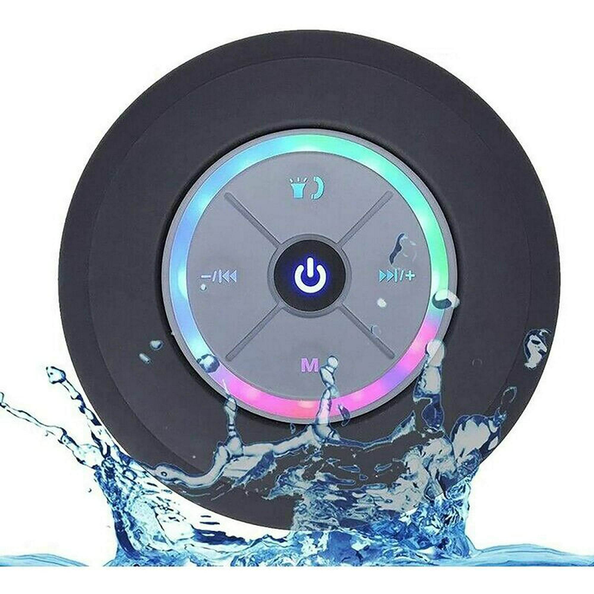 Parlante Bluetooth Ducha Ventosa Rgb Radio Fm Calidad - Color