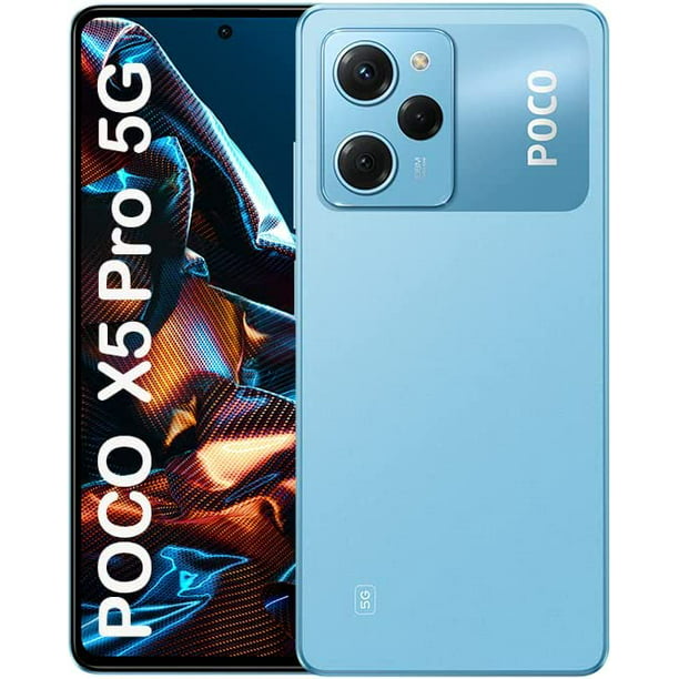 Xiaomi POCO X5 Pro 5G, Memoria de 256GB y 8GB RAM, Color Azul