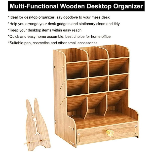 Paquete de 3 vasos de madera sin terminar para oficina, accesorios para  bolígrafos, organizador y almacenamiento para escritorio de aula (3  pulgadas)
