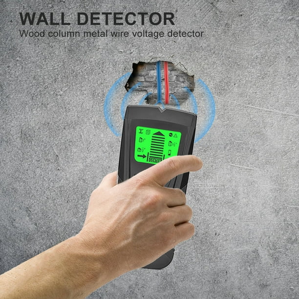 Escáner de pared: buscador de tuberías y detector de cables, herramientas  de localización electrónica de pernos