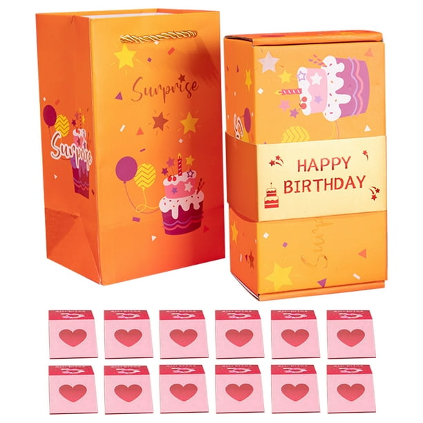 Naiovety Boda cumpleaños fiesta regalo sorpresa caja decoración celebración  Favor cajas propuesta gr Naiovety HA081335-04