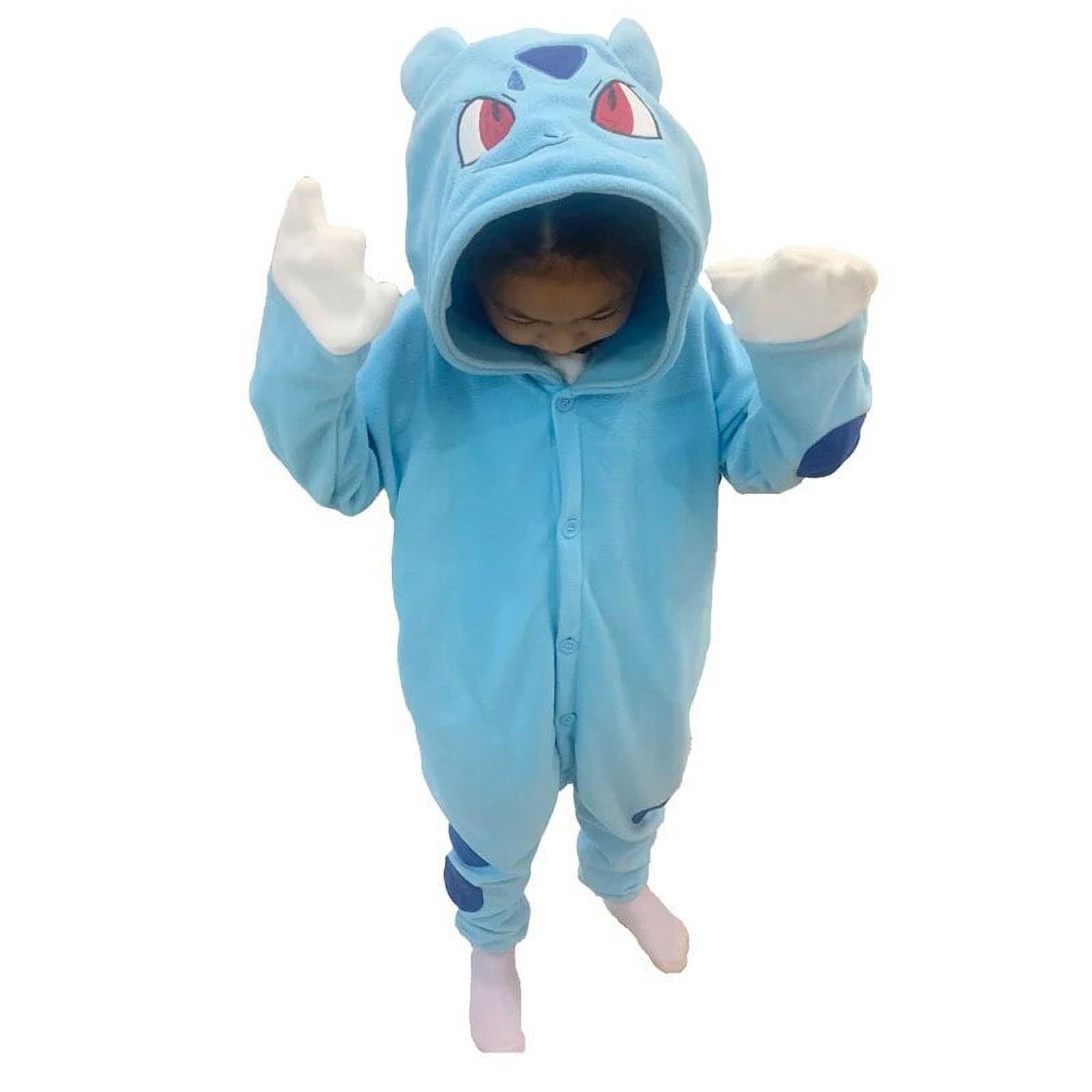 Pijama de Pokémon Snorlax para hombre y mujer, traje de Cosplay para fiesta  de vacaciones, ropa de franela de Anime, pijama de una pieza