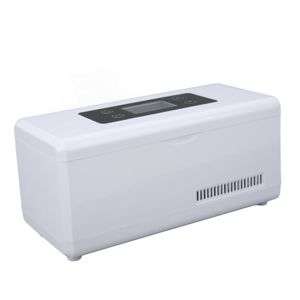 XYEJL Caja refrigerada de insulina, nevera portátil, mini refrigerador de  medicina para el hogar con pantalla LED, refrigerador pequeño para