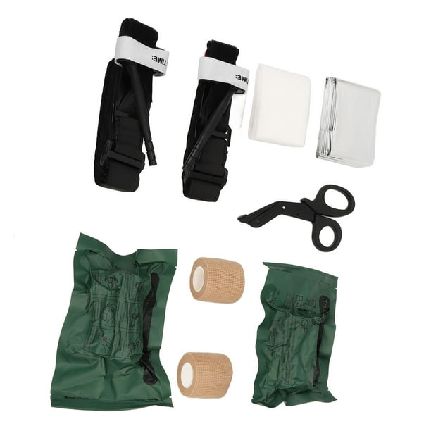 Kit de supervivencia de emergencia Kit de primeros auxilios de supervivencia  para acampar al aire libre militar