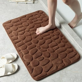 Alfombra de baño de chenilla Homaxy, alfombra gruesa antideslizante para  baño, alfombra suave para pies, absorbente, de secado rápido, almohadilla  de ducha de microfibra decorativaTurquesa61CM X 91CM Deng Xun unisex