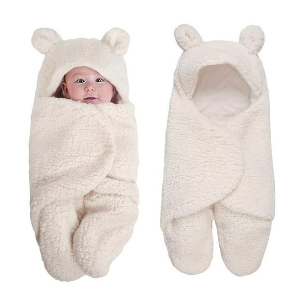 Saco de dormir de otoño para bebé, sobre para recién nacidos, manta  envolvente de invierno para bebé, sacos de dormir bonitos, ropa de cama  sólida para bebé Adepaton LN-0069