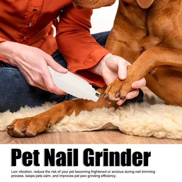 Molinillo de uñas eléctrico para mascotas, cortador de uñas para perros