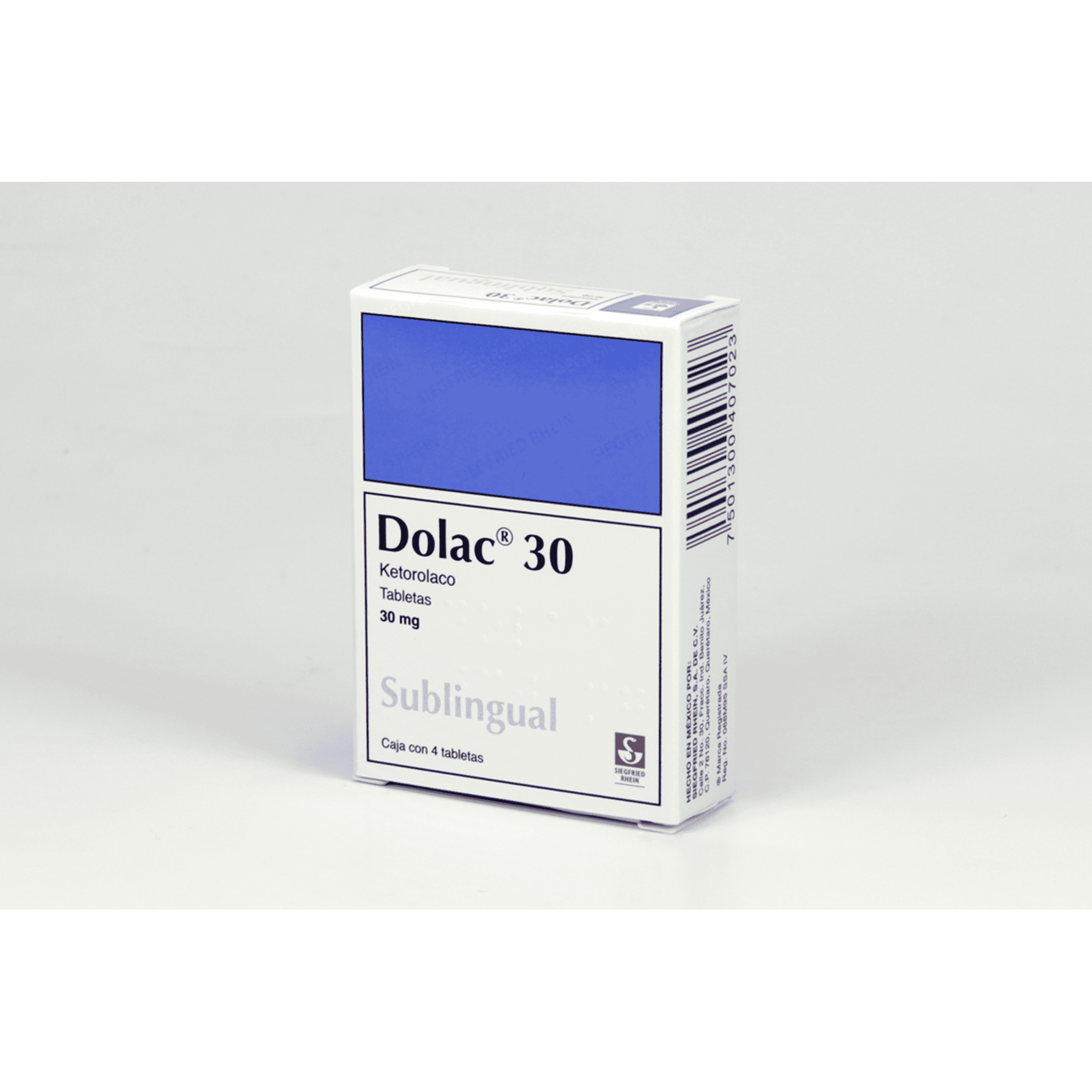 Dolac 30 mg, 4 tabletas sublingual || Bodega Aurrera Despensa a tu Casa