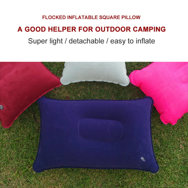 Almohadas para descansar en las acampadas ·