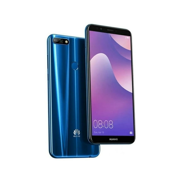 smartphone huawei y7 prime 2018 64gb4gb ram azul desbloqueado huawei desbloqueada