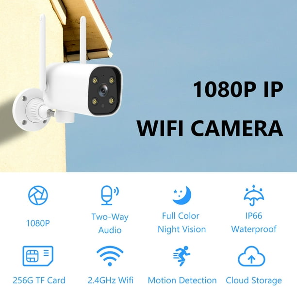  HD 1080P 2MP Cámara de seguridad de vigilancia de 180