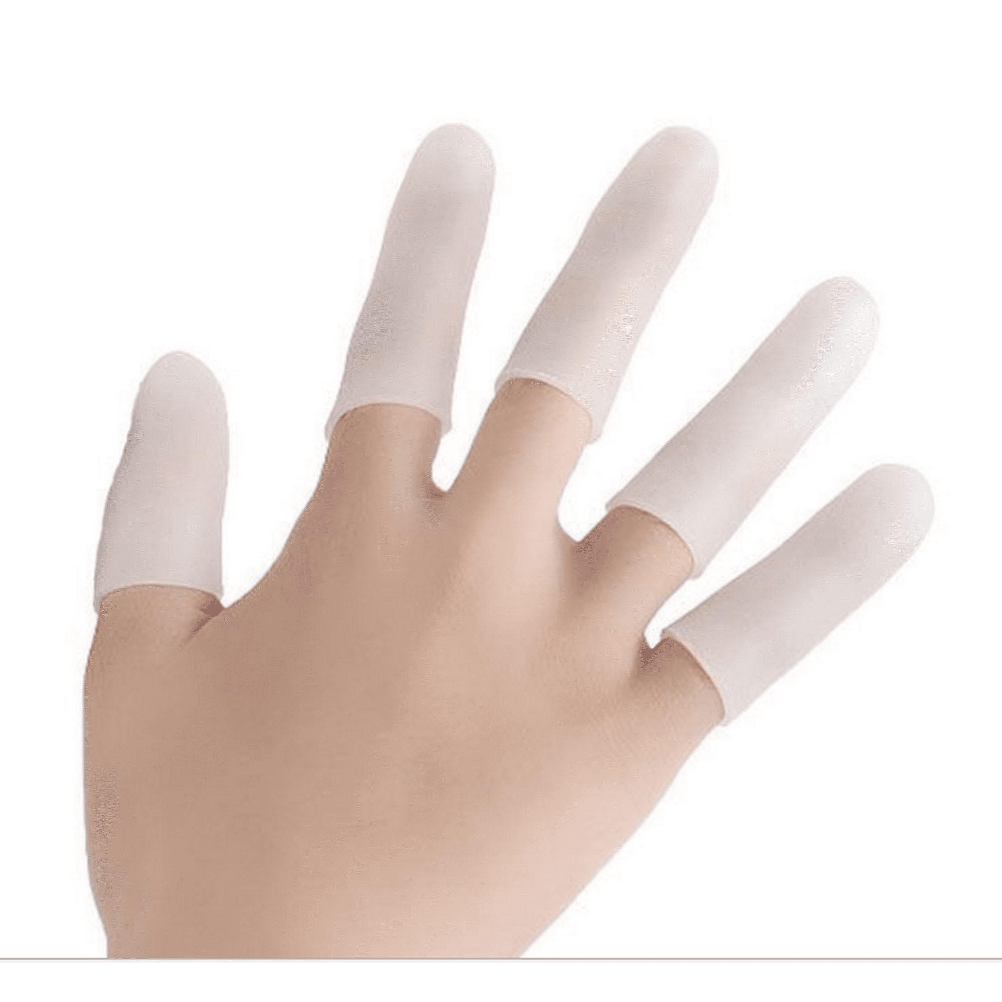 Cunas de gel para dedos, soporte protector de dedos (14 piezas) nuevo  material, fundas para dedos ideales para dedos gatillo, eccema de manos,  grietas