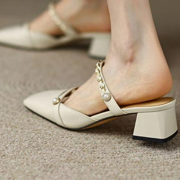 Zapatillas minimalistas con punta en punta para mujer, elegantes zapatillas  para exteriores, Moda de Mujer