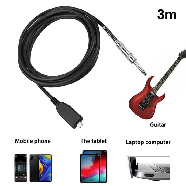 Cable Linea Plug Para Instrumento Guitarra Bajo