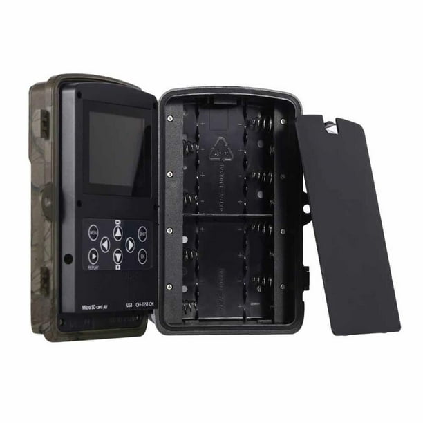 Kinghat Cámara de rastro de 32MP 1080P, cámaras de caza con 38 piezas de  visión nocturna infrarroja de 940 nm sin brillo, tiempo de disparo de 0.2  se