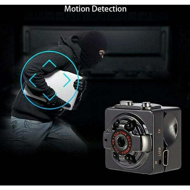 Mini cámara espía F4 1080P Full HD, cámara corporal con video portátil,  cámara de policía con detección de movimiento inteligente, clip de bolsillo