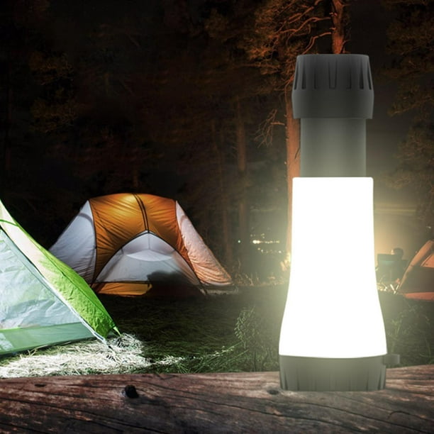 Linterna LED para campamento, linterna solar y recargable, linterna  plegable y portátil para uso diario/campamento/senderismo/pesca