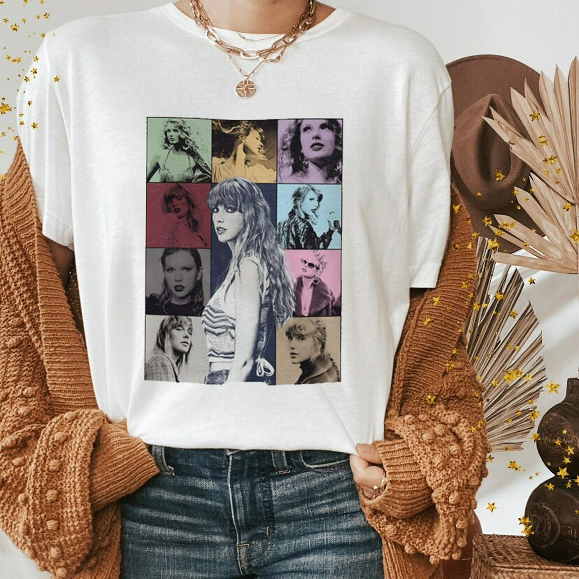 Camiseta de Taylor Swift para mujer, camiseta Vintage de manga corta 100 de  algodón, Camiseta con estampado de moda de verano, TOP informal versátil  xuanjing unisex
