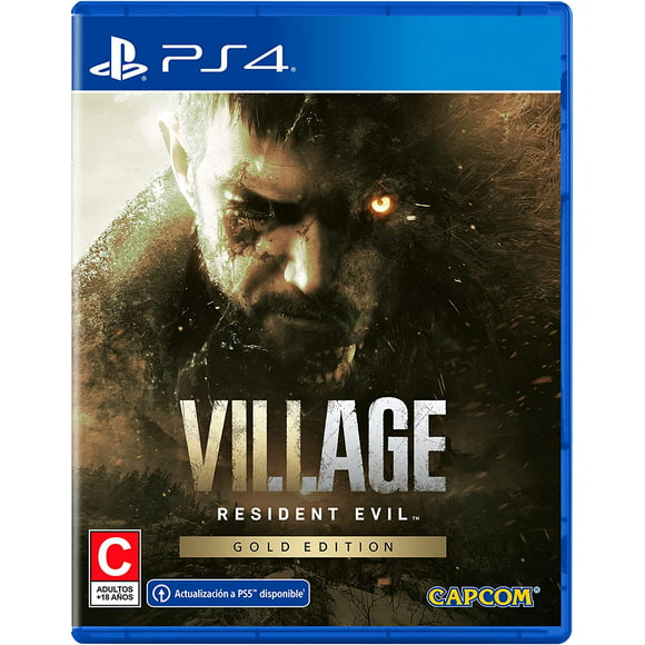 resident evil village gold edition  playstation 4 capcom ps4