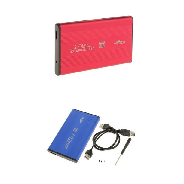 Caja de disco duro externo de 2,5 pulgadas, caja de disco duro, USB 3.1,  con cable USB, duro SSD de Baoblaze Caja de disco duro