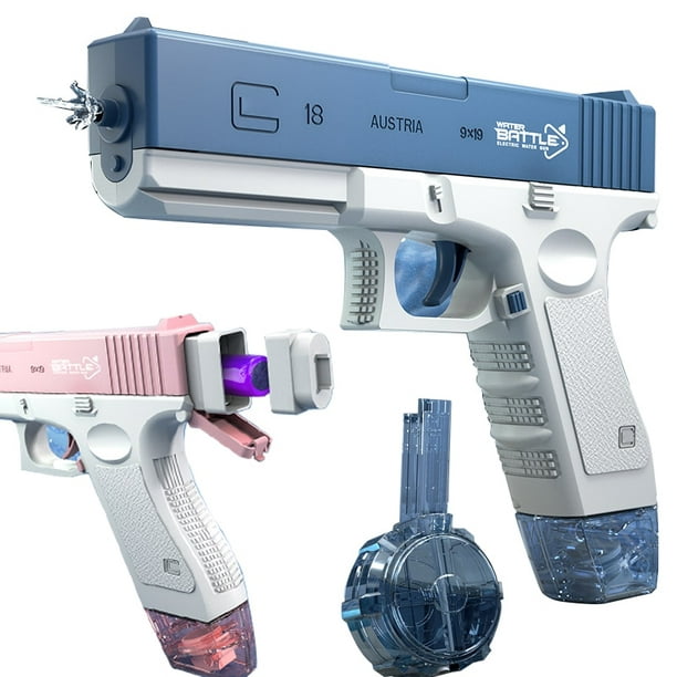 Pistola Glock eléctrica de juguete para adultos y niños, pistola