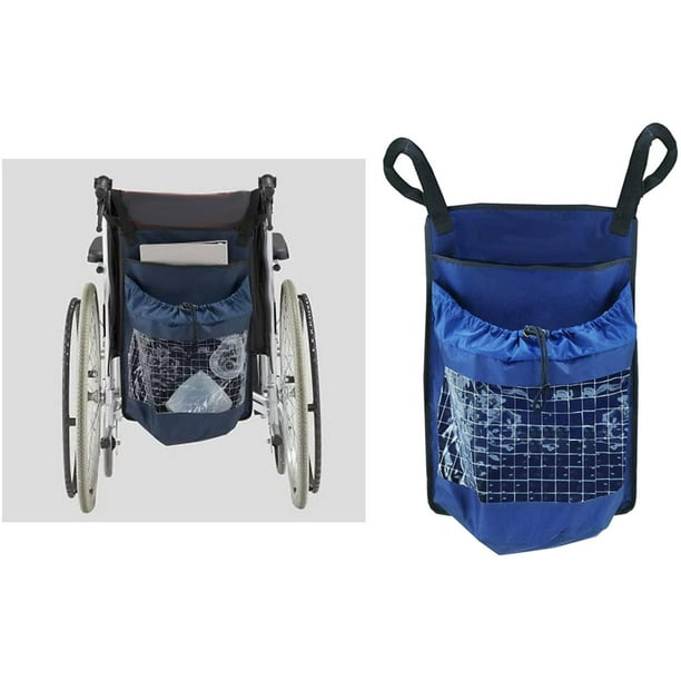 Bolsa para silla de ruedas con cremallera organizador de sillas de