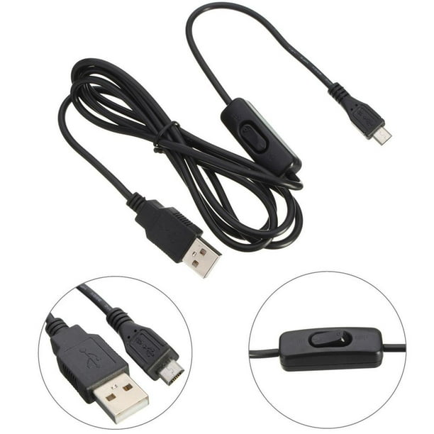 Cable USB a Micro USB con Interruptor On/Off