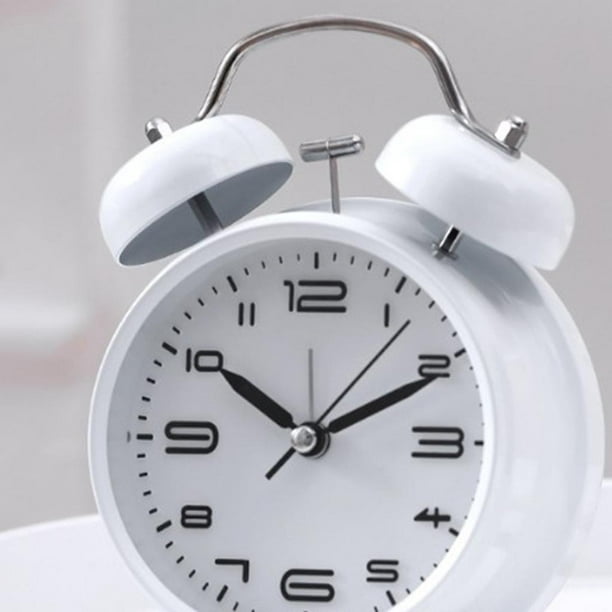 Reloj despertador de diseño vintage Reloj de cuerda Reloj de cristal  brilnte Reloj a prueba de polvo Sunnimix Despertador mecánico