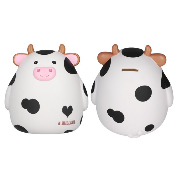 Cow Bank, Caja De Dinero Para Niños, Linda Hucha Grande De Plástico Con  Forma De Animal, Regalo De Cumpleaños Para Niños Y Niñas, Caja De Ahorro  Para