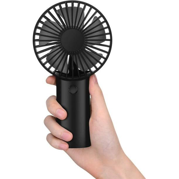 Ventilador portátil de mano, 4000 mAh con batería recargable ventilador  personal, 6-15 horas de tiempo de trabajo para actividades al aire libre