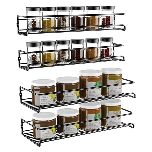 TOMAO Home Especiero Organizador Cocina, 3 Niveles Pared