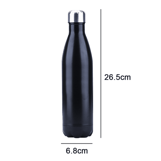 TERMO DE COMIDA DE ACERO INÓXIDABLE 0,5 LITROS NEGRO - Decathlon