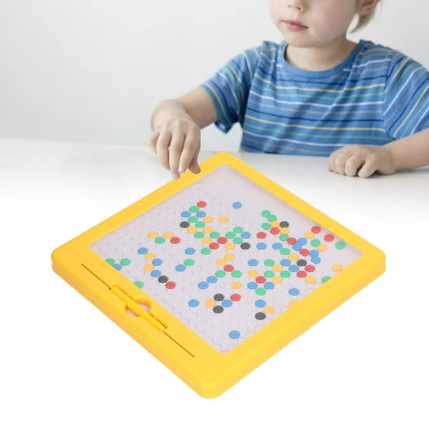 wakelnsa - Tablero magnético de puntos para niños, tablero de dibujo  magnético, arte de puntos magnéticos, tablero de garabatos, incluye tablero