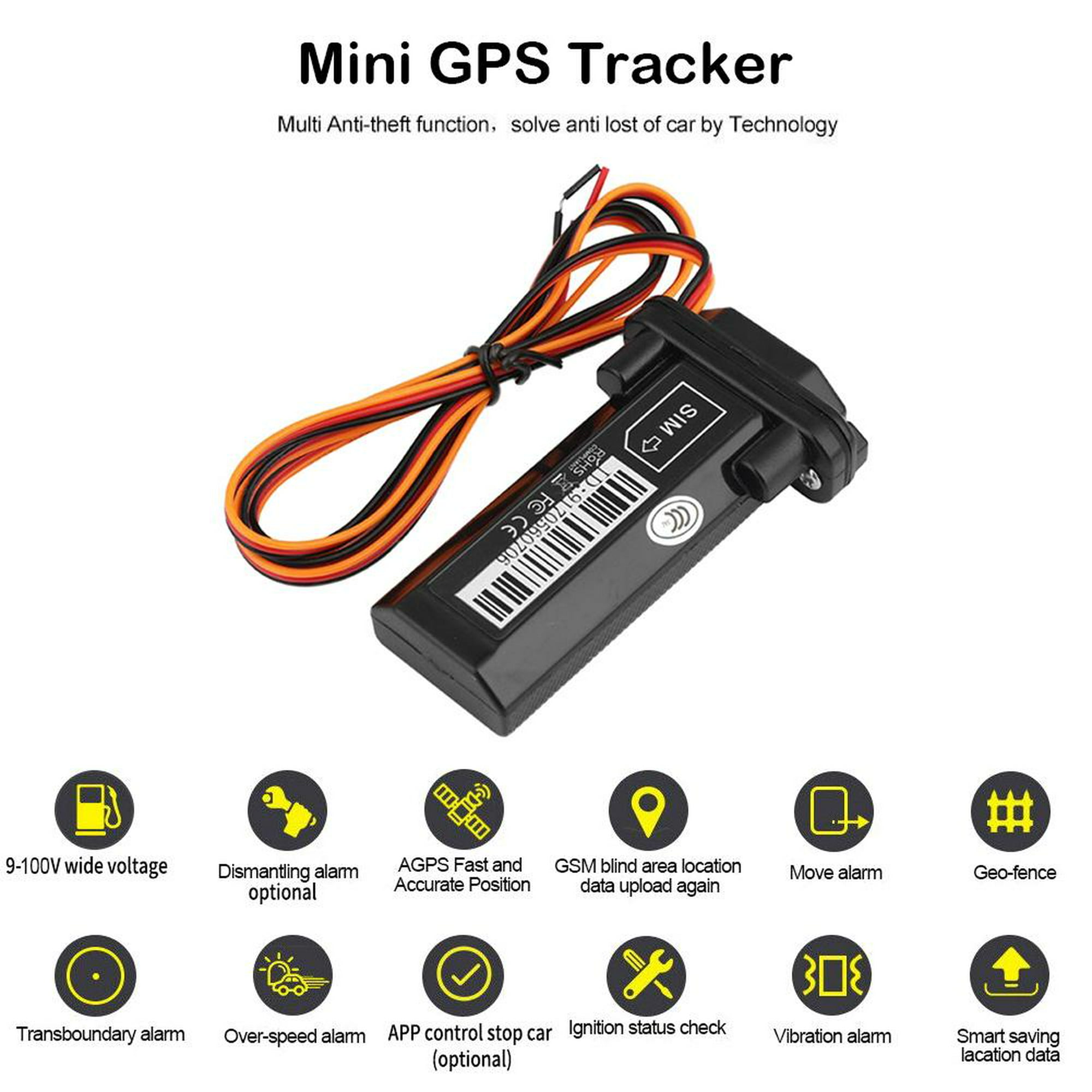 Car Gps Mini Localizador Posicionamiento En Tiempo Real Anti