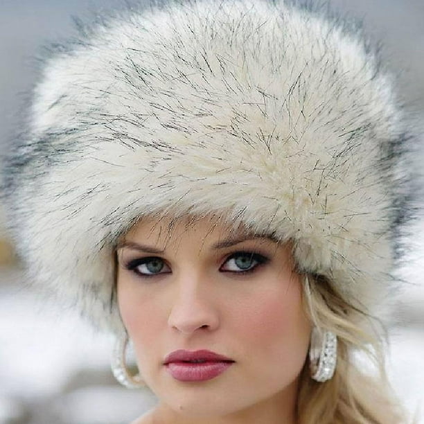 100% de piel de zorro Natural gorro ruso Ushanka para mujer, gorro cálido y  esponjoso con cola de estilo Popular, gorro de piel Real a la moda para