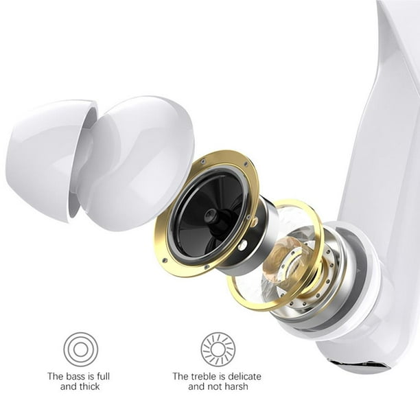Methold Mini auricular Bluetooth Auriculares inalámbricos In-Ear Auriculares  invisibles Teléfono Manos libres Auriculares Estéreo Mic Cables de  audio/vídeo oro